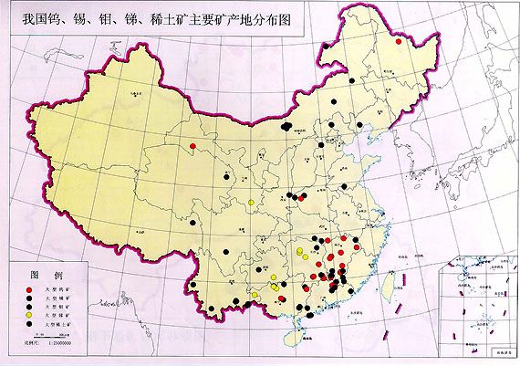 国内稀土资源分布